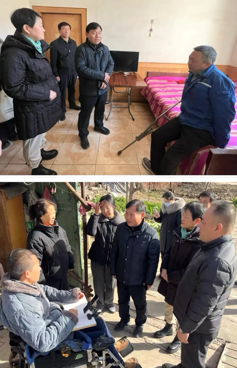 简篇-省市残联到涉调研残疾人邻里互助托养服务试点工作